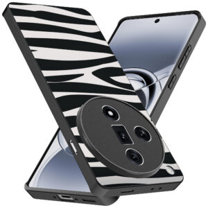 Oppo Find X7 Ultra telefoonhoesje met zebra opdruk (2)