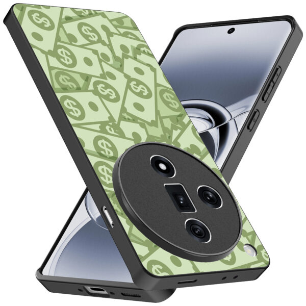 Oppo Find X7 telefoonhoesje met geld opdruk (2)