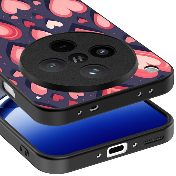 Oppo Find X8 Pro telefoonhoesje met hartjes opdruk groot (4)