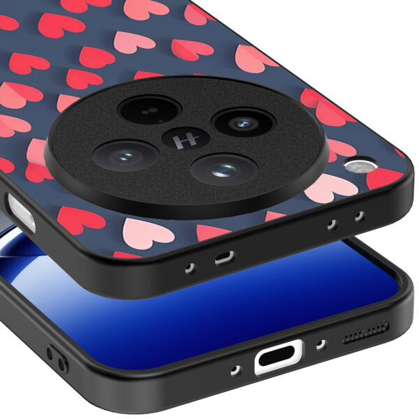 Oppo Find X8 Pro telefoonhoesje met hartjes opdruk klein (4)