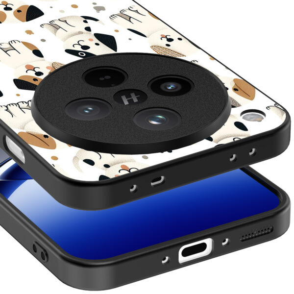 Oppo Find X8 Pro telefoonhoesje met honden opdruk (4)