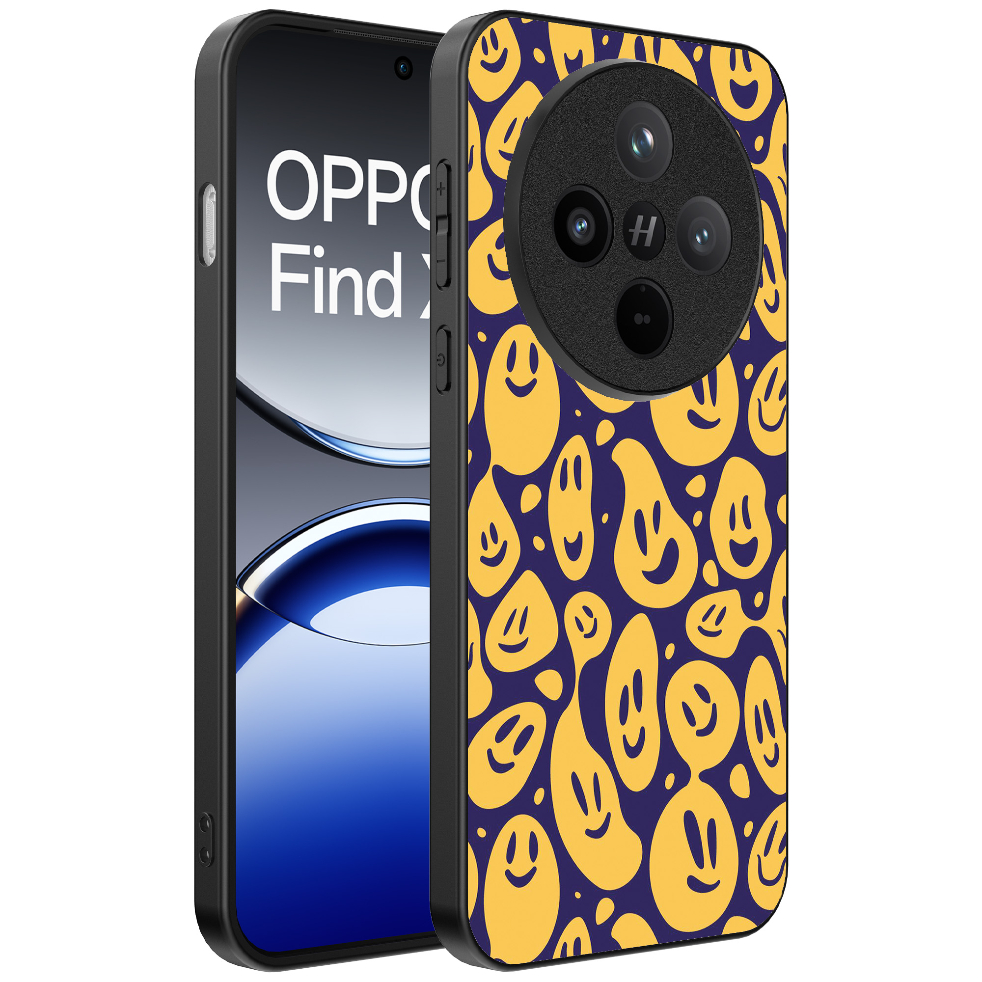 Oppo Find X8 Pro telefoonhoesje met smiley opdruk (1)
