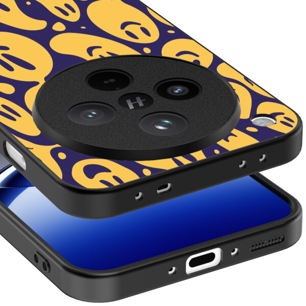 Oppo Find X8 Pro telefoonhoesje met smiley opdruk (4)