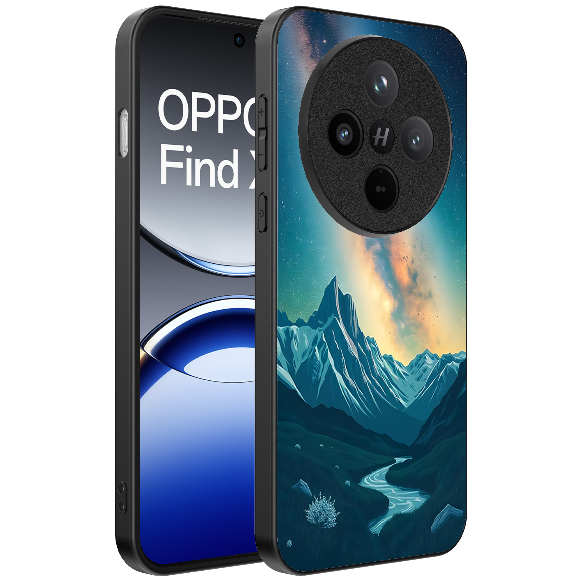 Oppo Find X8 Pro telefoonhoesje met sterrenhemel opdruk (1)