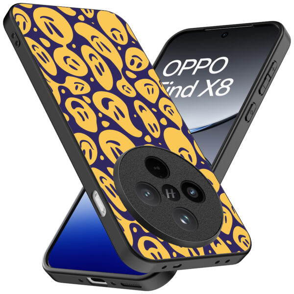 Oppo Find X8 telefoonhoesje met smiley opdruk (2)