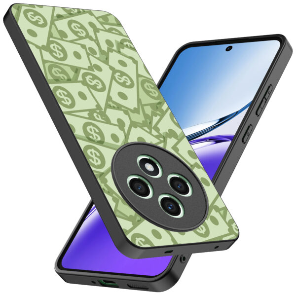 Oppo Reno 12 F telefoonhoesje met geld opdruk (2)