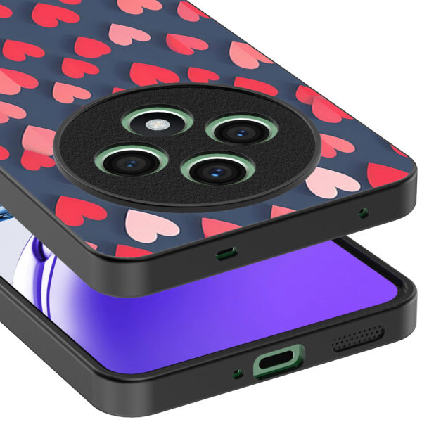 Oppo Reno 12 F telefoonhoesje met hartjes opdruk klein opdruk (4)