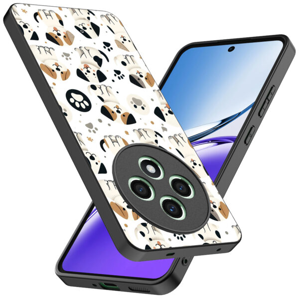 Oppo Reno 12 F telefoonhoesje met honden opdruk (2)