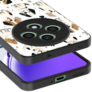 Oppo Reno 12 F telefoonhoesje met honden opdruk (4)