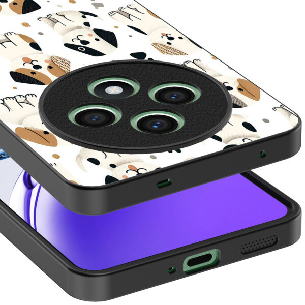 Oppo Reno 12 F telefoonhoesje met honden opdruk (4)