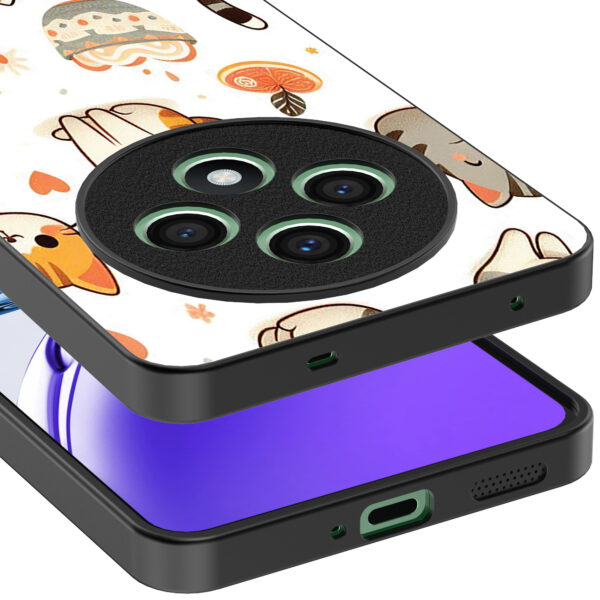 Oppo Reno 12 F telefoonhoesje met katten opdruk (4)