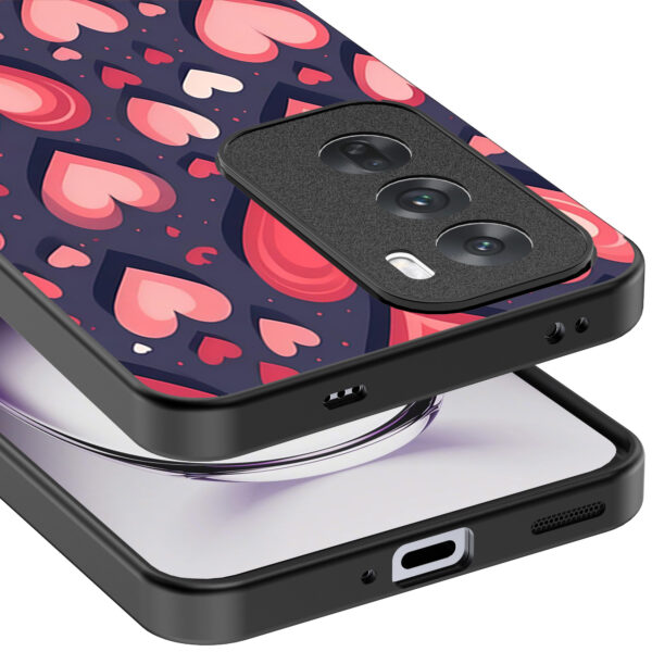Oppo Reno 12 Pro telefoonhoesje met hartjes opdruk groot (4)
