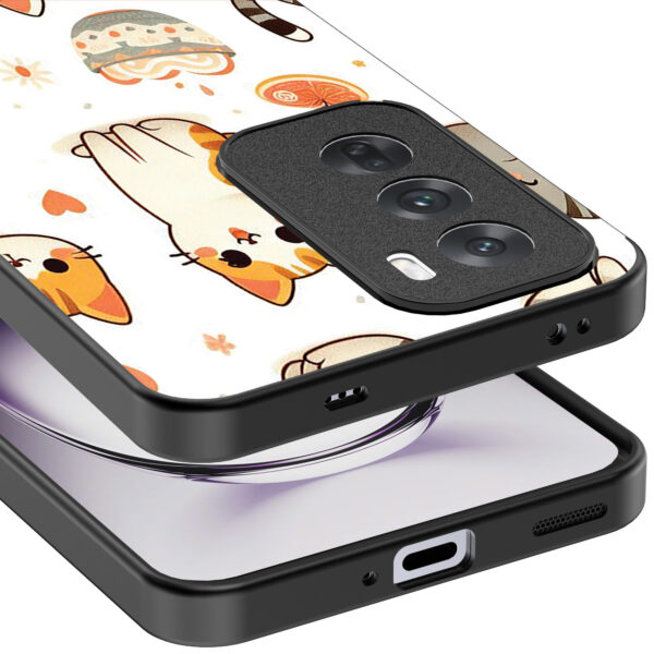Oppo Reno 12 Pro telefoonhoesje met katten opdruk (4)