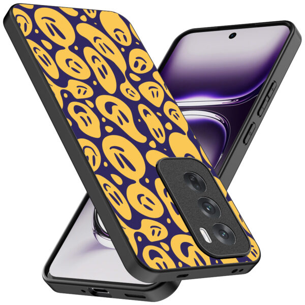Oppo Reno 12 Pro telefoonhoesje met smiley opdruk (2)