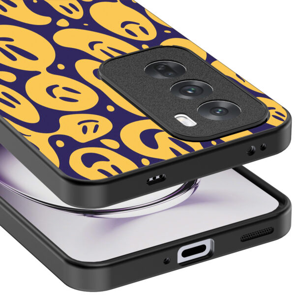 Oppo Reno 12 Pro telefoonhoesje met smiley opdruk (4)