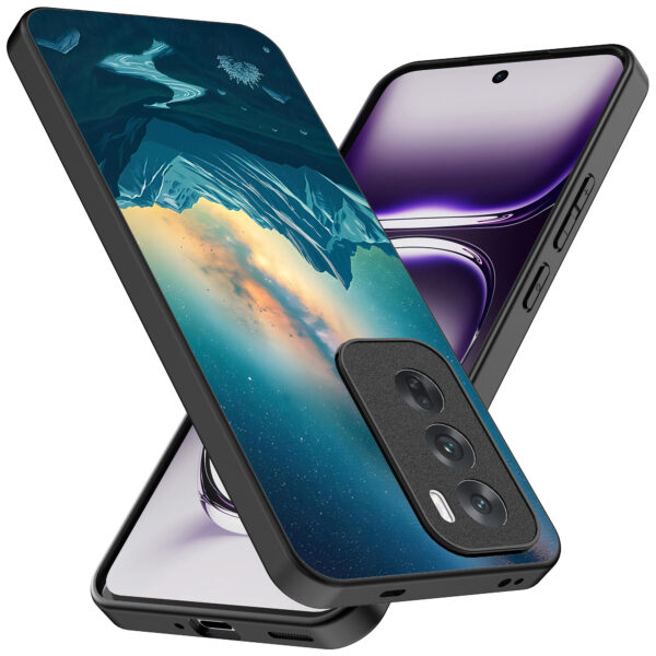 Oppo Reno 12 Pro telefoonhoesje met sterrenhemel opdruk (2)