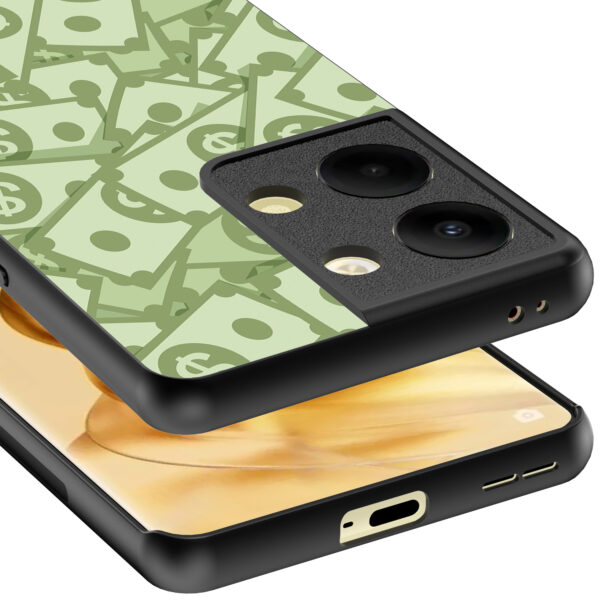 Oppo Reno 9 Pro Plus telefoonhoesje met geld opdruk (4)