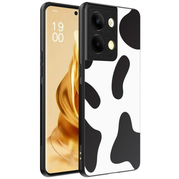 Oppo Reno 9 Pro Plus telefoonhoesje met koeienvlekken opdruk (1)