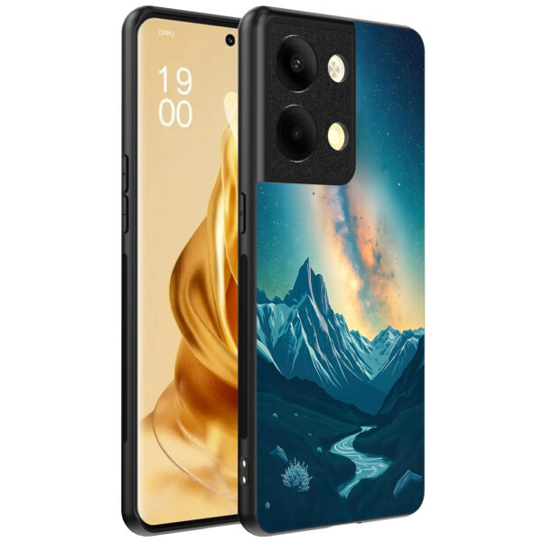 Oppo Reno 9 Pro Plus telefoonhoesje met sterrenhemel opdruk (1)