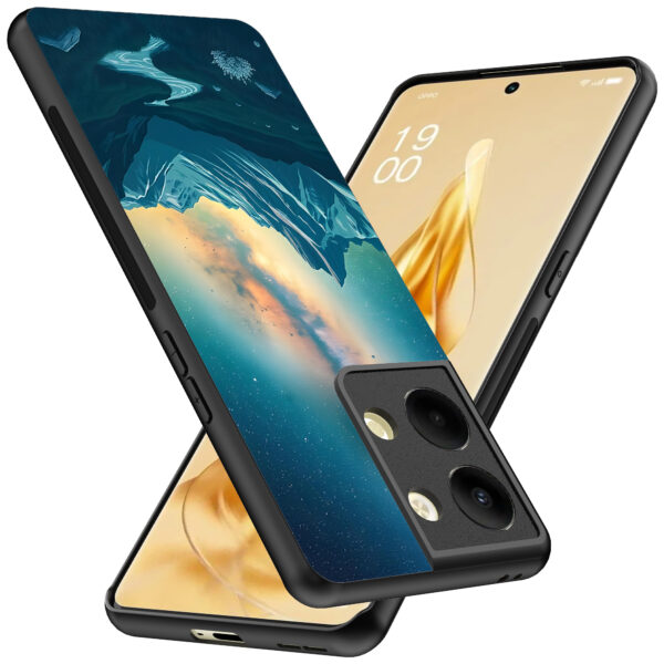 Oppo Reno 9 Pro Plus telefoonhoesje met sterrenhemel opdruk (2)