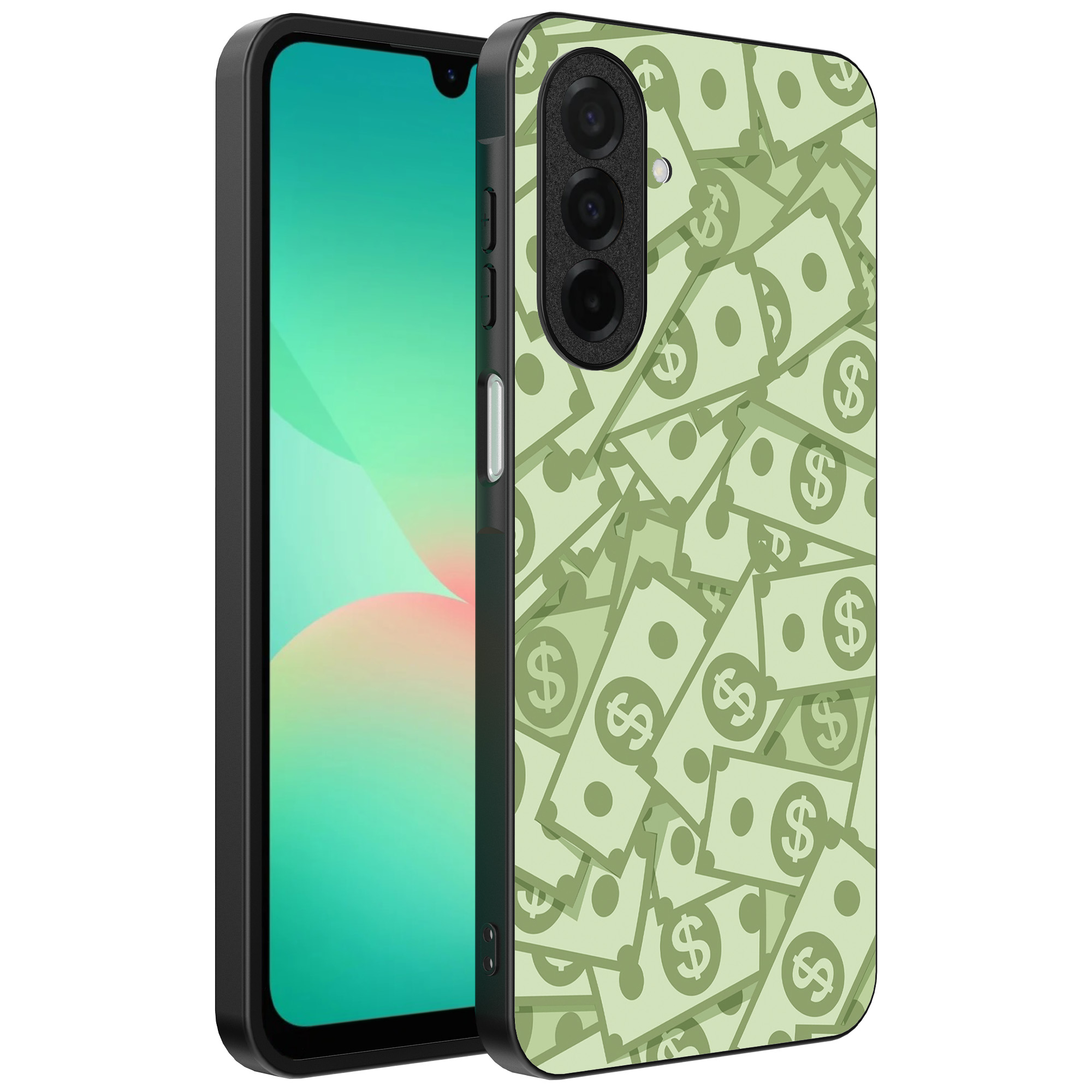 Samsung Galaxy A26 telefoonhoesje met geld opdruk (1)