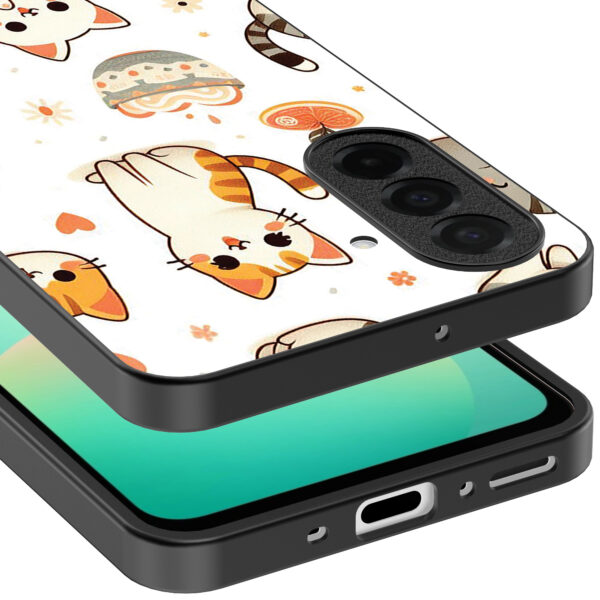Samsung Galaxy A26 telefoonhoesje met katten opdruk (3)