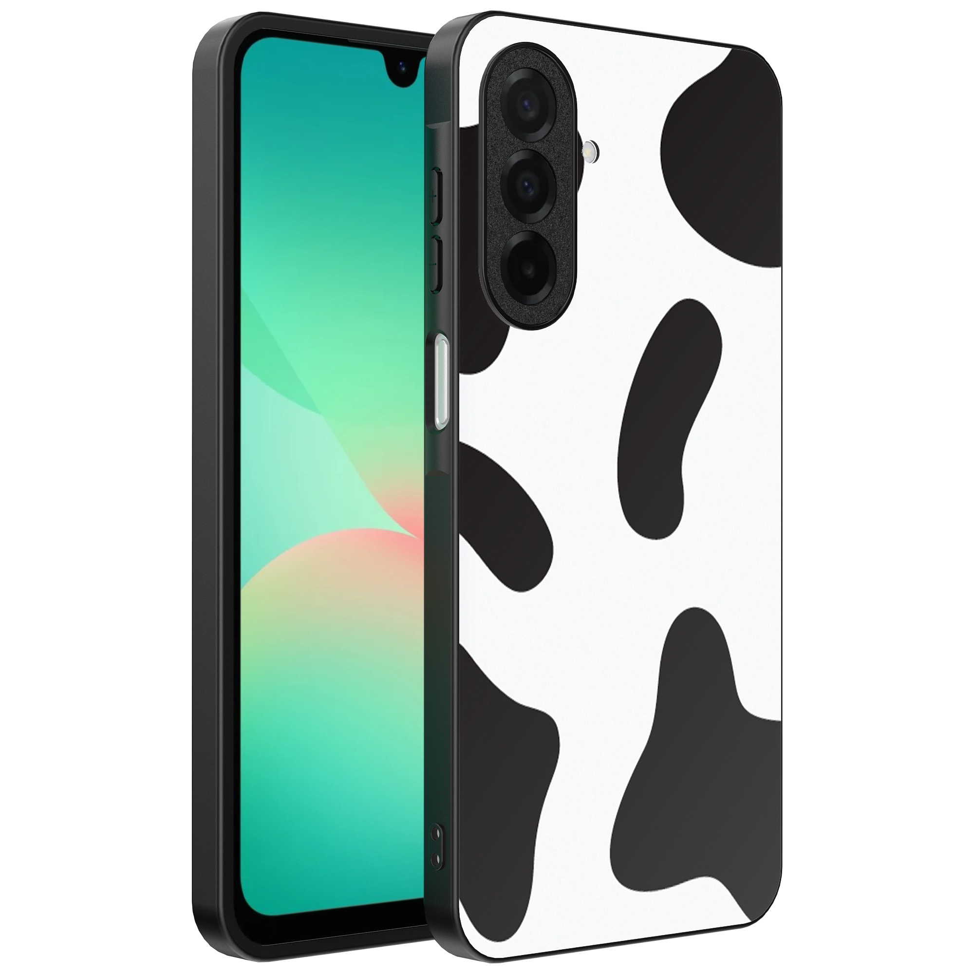 Samsung Galaxy A26 telefoonhoesje met koeienvlekken opdruk (1)