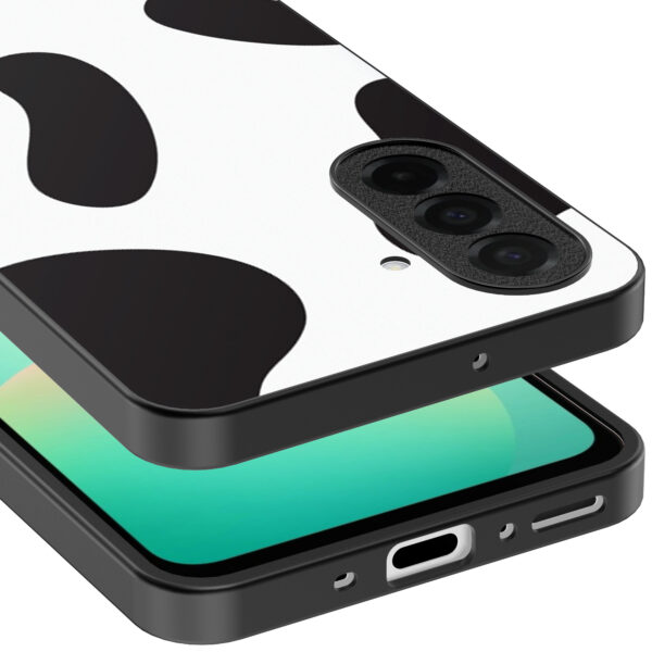 Samsung Galaxy A26 telefoonhoesje met koeienvlekken opdruk (3)