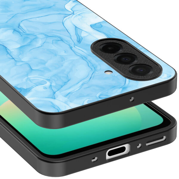 Samsung Galaxy A26 telefoonhoesje met lichtblauw opdruk (3)