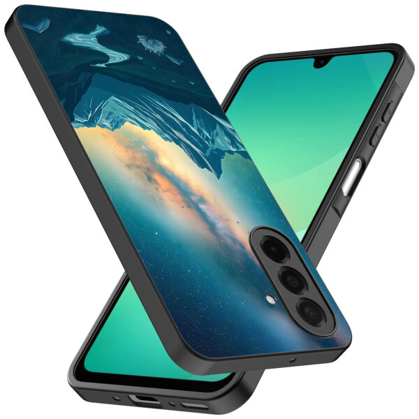 Samsung Galaxy A26 telefoonhoesje met sterrenhemel opdruk (2)