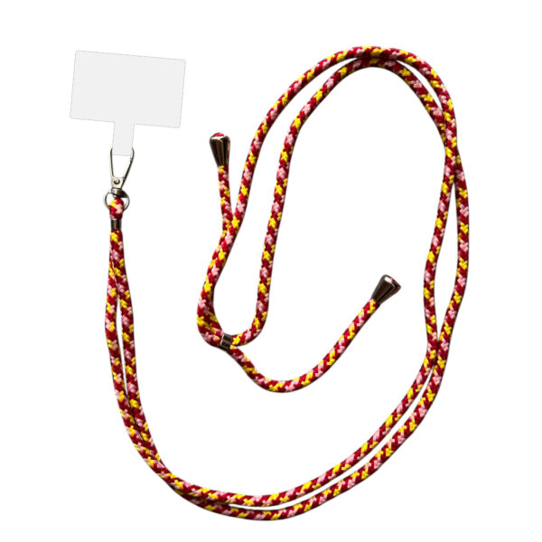 KOORD_22 telefoonkoord universeel rood roze geel
