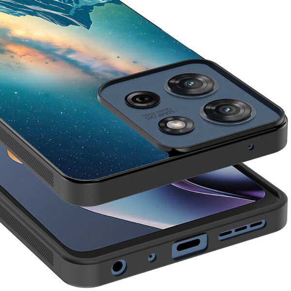 Motorola Moto G 2025 telefoonhoesje met sterrenhemel opdruk (4)
