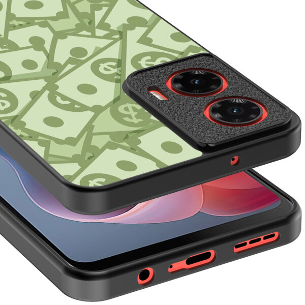 Motorola Moto G Play 2024 telefoonhoesje met geld opdruk (4)