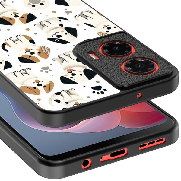 Motorola Moto G Play 2024 telefoonhoesje met honden opdruk (4)