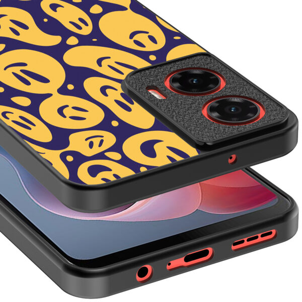 Motorola Moto G Play 2024 telefoonhoesje met smiley opdruk (4)