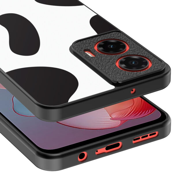 Motorola Moto G Power 2024 telefoonhoesje met koeienvlekken opdruk (4)