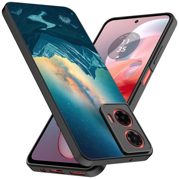 Motorola Moto G Power 2024 telefoonhoesje met sterrenhemel opdruk (2)
