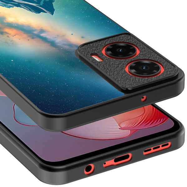 Motorola Moto G Power 2024 telefoonhoesje met sterrenhemel opdruk (4)