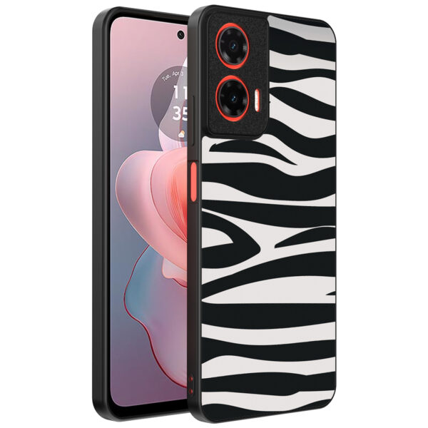 Motorola Moto G Power 2024 telefoonhoesje met zebra opdruk (1)