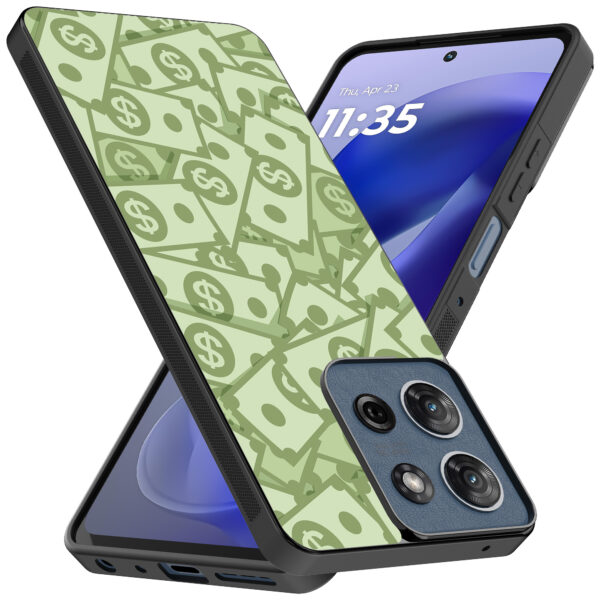 Motorola Moto G Power 2025 telefoonhoesje met geld opdruk (2)