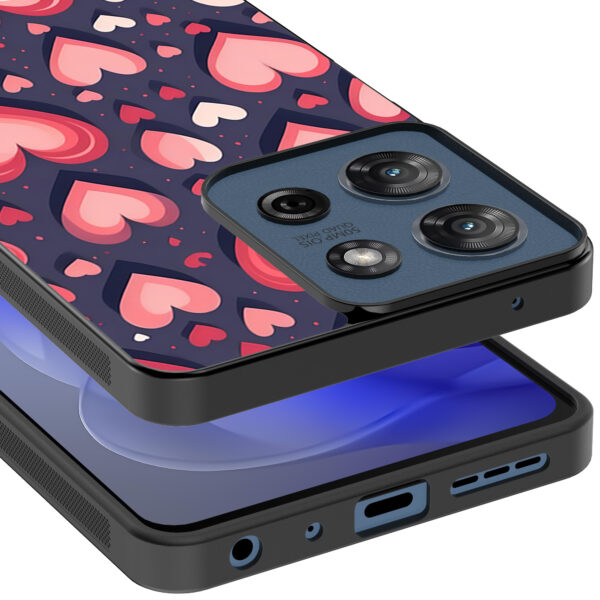 Motorola Moto G Power 2025 telefoonhoesje met hartjes opdruk groot (4)