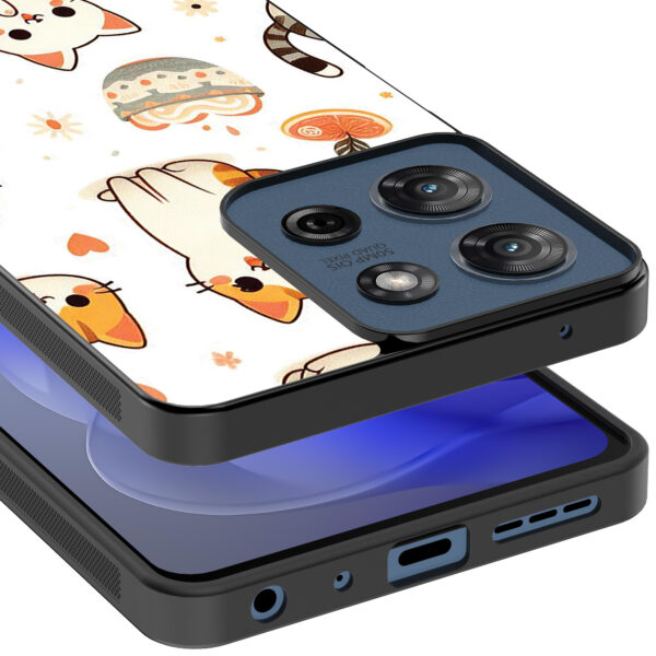 Motorola Moto G Power 2025 telefoonhoesje met katten opdruk (4)