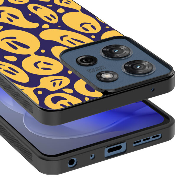Motorola Moto G Power 2025 telefoonhoesje met smiley opdruk (4)