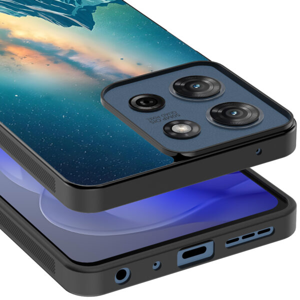 Motorola Moto G Power 2025 telefoonhoesje met sterrenhemel opdruk (4)