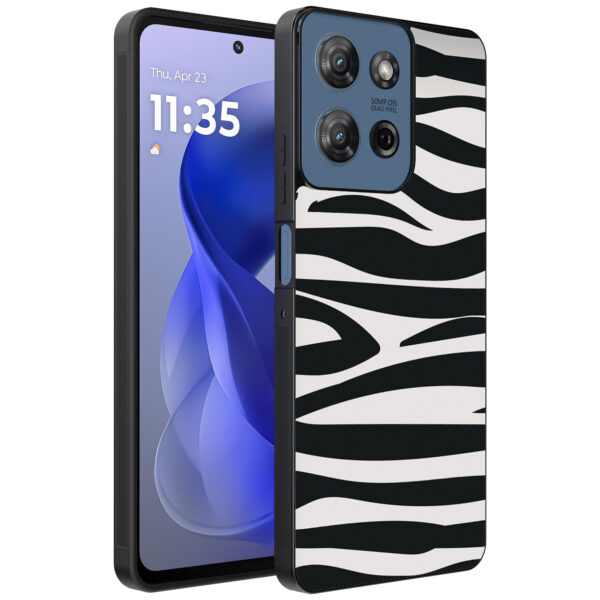 Motorola Moto G Power 2025 telefoonhoesje met zebra opdruk (1)