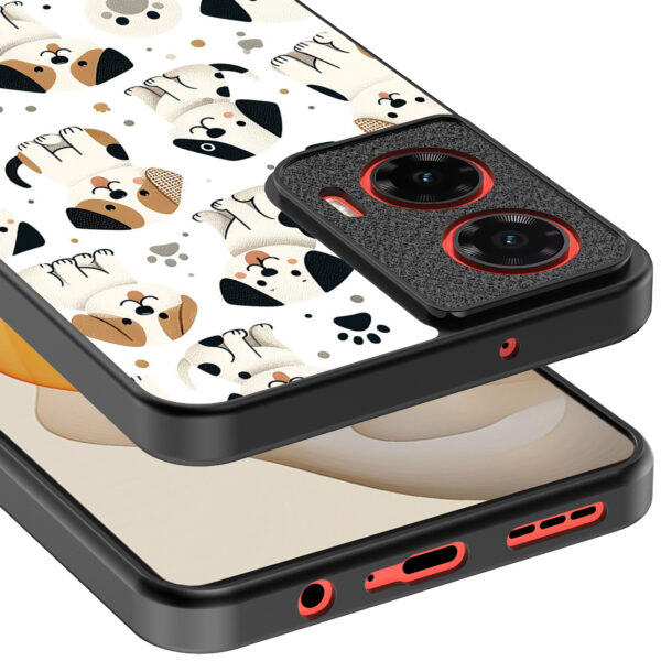 Motorola Moto G Stylus 2024 telefoonhoesje met honden opdruk (4)