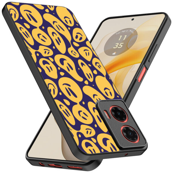 Motorola Moto G Stylus 2024 telefoonhoesje met smiley opdruk (2)