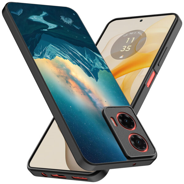 Motorola Moto G Stylus 2024 telefoonhoesje met sterrenhemel opdruk (2)