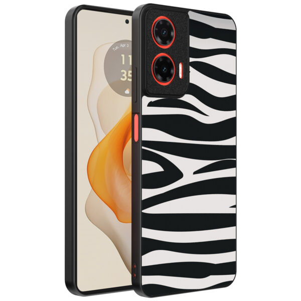 Motorola Moto G Stylus 2024 telefoonhoesje met zebra opdruk (1)