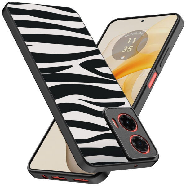 Motorola Moto G Stylus 2024 telefoonhoesje met zebra opdruk (2)